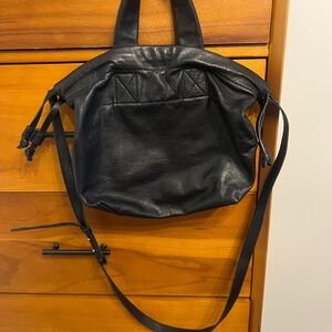 Elegant Black Leather Handbag